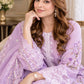 7673 Floral Dhanak — 3-Piece Unstitched Suit; supplied design and embroidery detail 4.