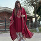 Embroidered Neckline Dhanak — 3-Piece Unstitched Suit; supplied design and embroidery detail 6.