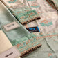 ACL-FC37-26 Embroidered Silk — 3-Piece Unstitched Suit; supplied design and embroidery detail 3.