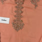 UE-479 Embellished Chiffon — 3-Piece Unstitched Suit; supplied design and embroidery detail 1.