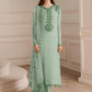 UE-479 Embellished Chiffon — 3-Piece Unstitched Suit; supplied design and embroidery detail 11.
