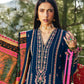 Floral Shawl Dhanak — 3-Piece Unstitched Suit; supplied design and embroidery detail 3.