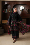 6536 Black & Rose Dhanak - 3-Piece Unstitched Suit; original photograph 4, supplied unstitched.