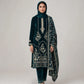 Ornate Embroidered Velvet - 3-Piece Unstitched Suit; original photograph 5, supplied unstitched.