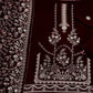 Ornate Embroidered Velvet - 3-Piece Unstitched Suit; original photograph 8, supplied unstitched.