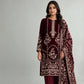 Ornate Embroidered Velvet - 3-Piece Unstitched Suit; original photograph 9, supplied unstitched.