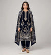 Ornate Embroidered Velvet - 3-Piece Unstitched Suit; original photograph 16, supplied unstitched.