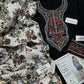 Embroidered Neckline Dhanak - 2-Piece Unstitched Suit; original photograph 3, supplied unstitched.
