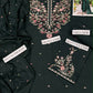 VOL-108 Floral Dhanak - 3-Piece Unstitched Suit; original photograph 1, supplied unstitched.