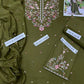 VOL-108 Floral Dhanak - 3-Piece Unstitched Suit; original photograph 3, supplied unstitched.