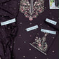VOL-108 Floral Dhanak - 3-Piece Unstitched Suit; original photograph 6, supplied unstitched.