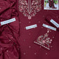 VOL-108 Floral Dhanak - 3-Piece Unstitched Suit; original photograph 7, supplied unstitched.