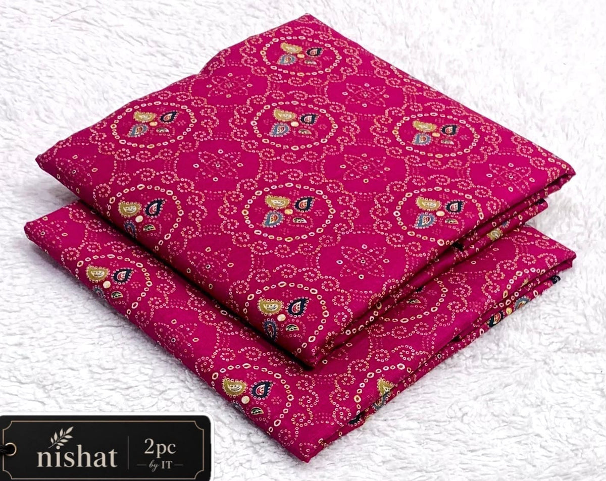 All-Over Printed Khaddar - 2-Piece Unstitched Suit; original photograph 2, supplied unstitched.