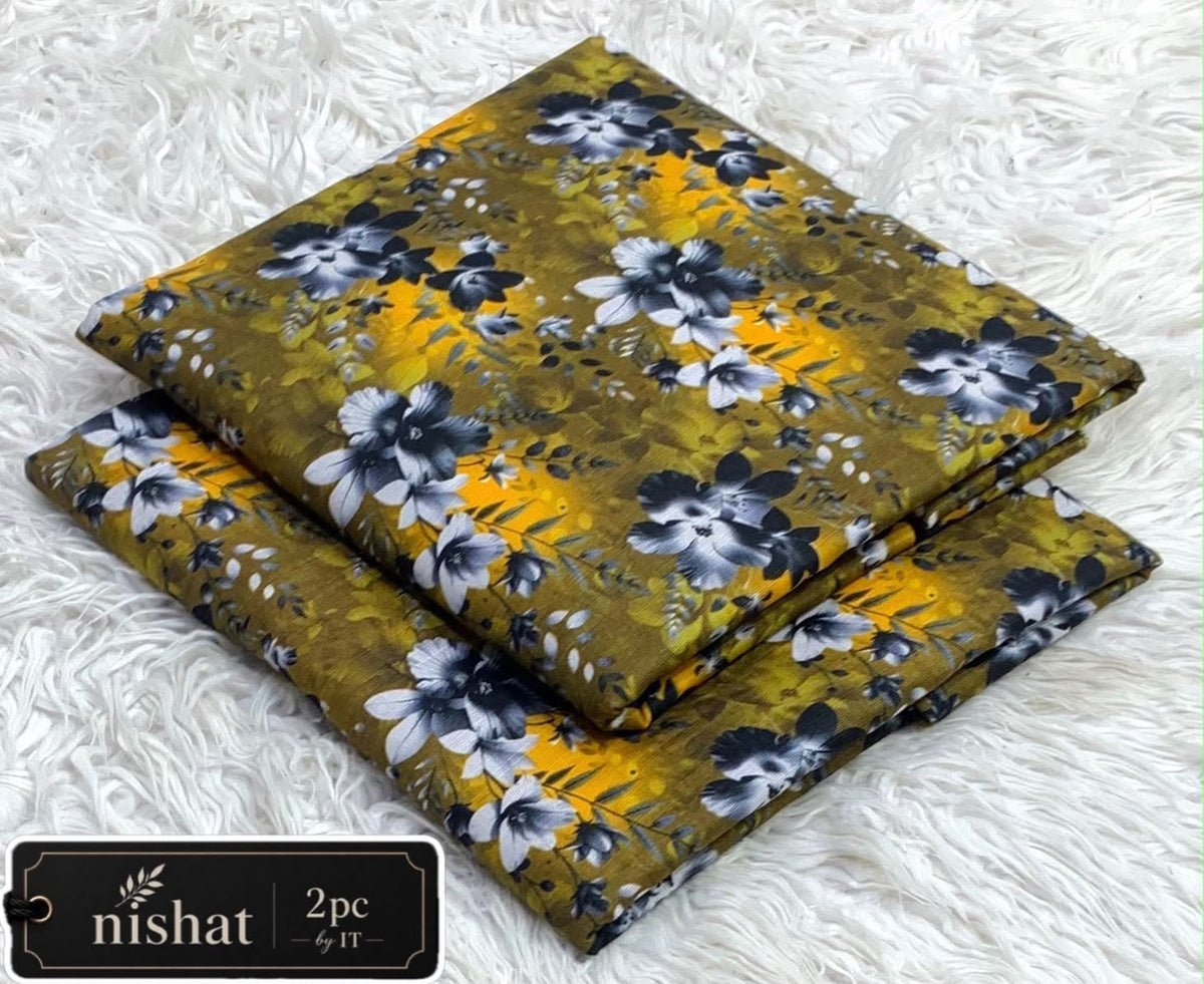All-Over Printed Khaddar - 2-Piece Unstitched Suit; original photograph 10, supplied unstitched.