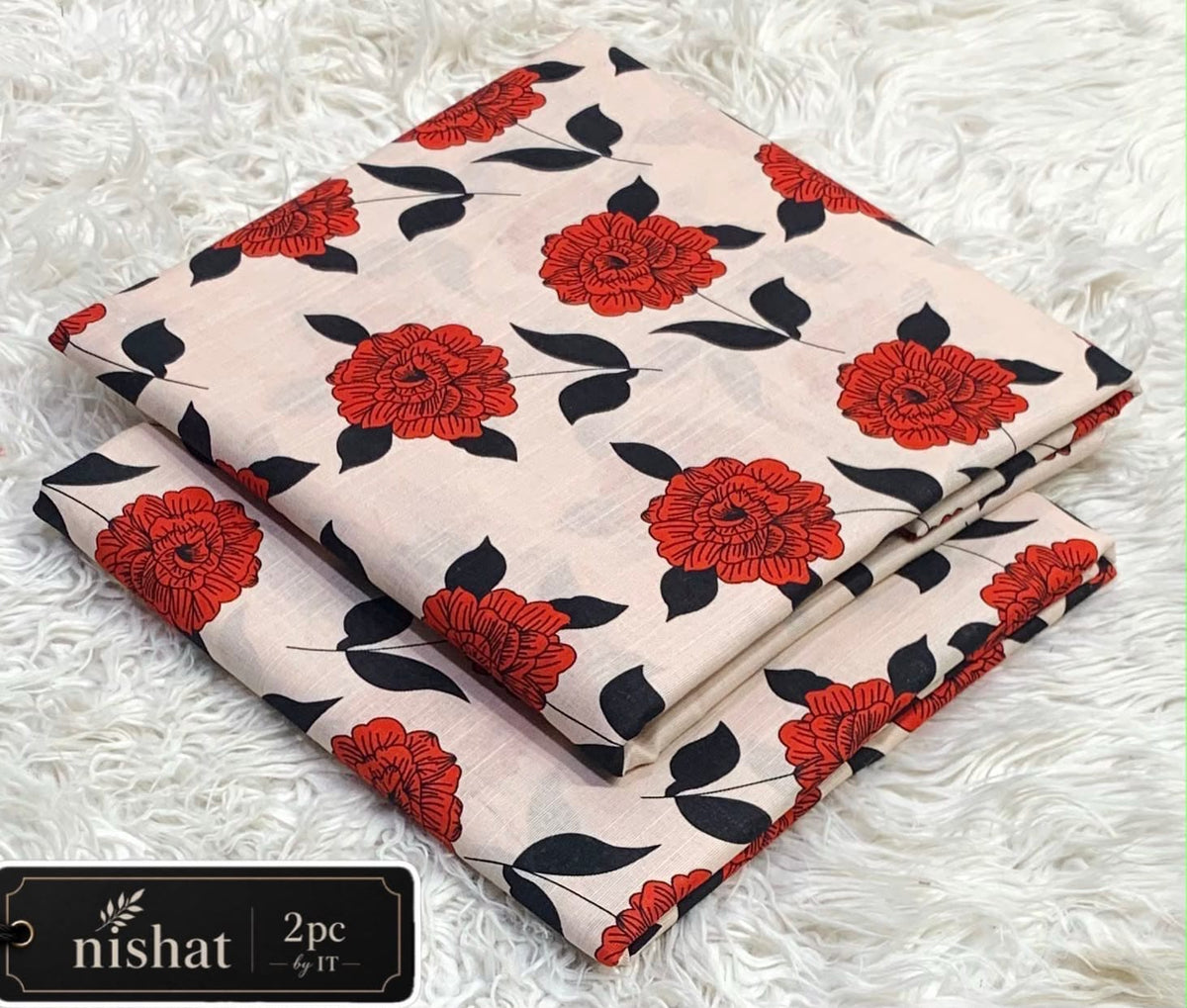 All-Over Printed Khaddar - 2-Piece Unstitched Suit; original photograph 12, supplied unstitched.