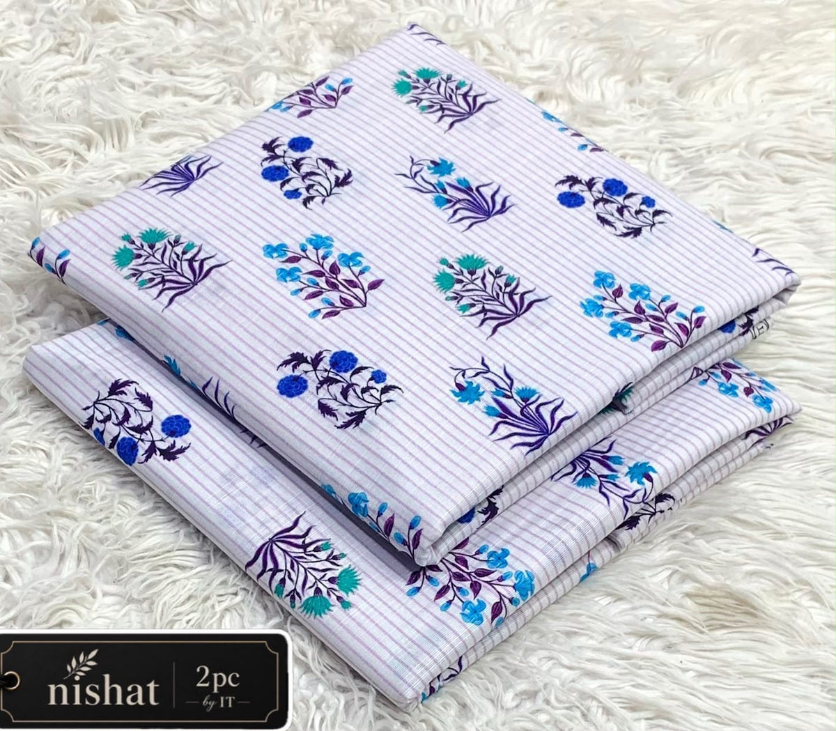 All-Over Printed Khaddar - 2-Piece Unstitched Suit; original photograph 23, supplied unstitched.
