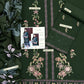 Forest Green Dhanak - 3-Piece Unstitched Suit; original photograph 2, supplied unstitched.