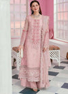 Pastel Embroidered Organza - 3-Piece Unstitched Suit; original photograph 8, supplied unstitched.