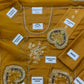 Mustard Sequin Silk - 3-Piece Unstitched Suit; original photograph 5, supplied unstitched.