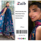 Floral Wool Shawl Dhanak - 3-Piece Unstitched Collection; original photograph 8, supplied unstitched.