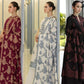 Motif Embroidered Dhanak - 3-Piece Unstitched Suit; original photograph 1, supplied unstitched.