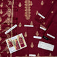 Motif Embroidered Dhanak - 3-Piece Unstitched Suit; original photograph 2, supplied unstitched.