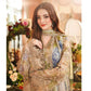 Olive Floral Chiffon - 3-Piece Unstitched Suit; original photograph 2, supplied unstitched.