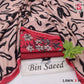 Digital Printed Lawn - 3-Piece Unstitched Collection; Blush and Black Leaves, actual fabric and design detail.
