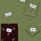 Girls Embroidered Dhanak - 2-Piece Unstitched Suit; Sage and Burgundy, actual fabric and design detail.