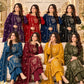 Classic Floral Embroidered Dhanak - 3-Piece Unstitched Collection; Dhanak, original model view.