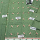 Sage Floral Embroidered Dhanak - 3-Piece Unstitched Suit; Sage Green, actual fabric and design detail.