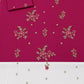 Floral and Motif Dhanak - 2-Piece Unstitched Collection; Pink Rose, actual fabric and design detail.