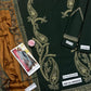 Dark green article 3095: actual embroidered Dhanak fabric, trouser and mustard printed wool dupatta