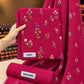 Magenta Indian Booti Dhanak — actual unstitched shirt, trouser and embroidered dupatta fabric