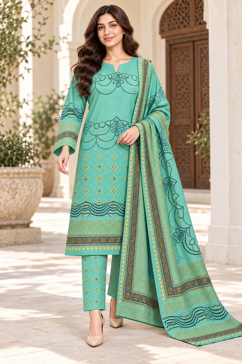 Karandi — mint courtyard three quarter