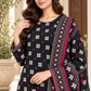 Cambric cotton — black pink grid verandah detail