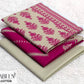Sabeen cotton design 6 — actual supplied unstitched fabric