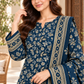 Cambric cotton — navy verandah front detail