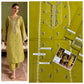 Lime Zoha Airjet Dhanak: original model and actual fabric photograph